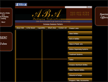 Tablet Screenshot of abapackaging.com